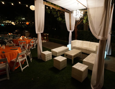 White Lounge Furniture Rental, Wedding Reception Furniture Rentals